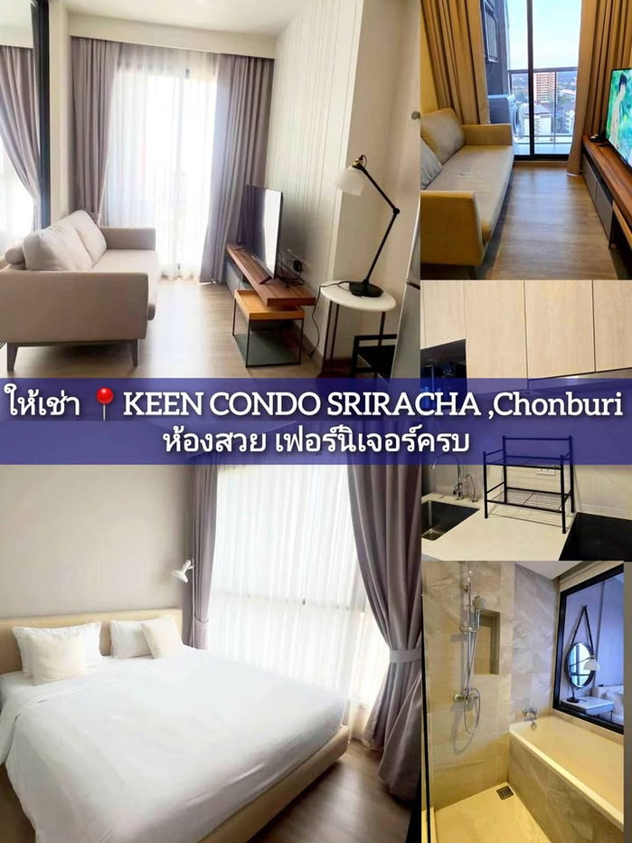 picture Keen Condo Sriracha for Rent – 16,000 THB/Month , In Chonburi  - 1/9