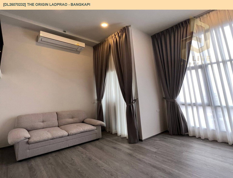 รูป DL26070232 ให้เช่าคอนโด ดิ ออริจิ้น ลาดพร้าว - บางกะปิ (THE ORIGIN LADPRAO - BANGKAPI) ใกล้ - พร้อมเข้าอยู่ โทรด่วน 0638692663 LineID @952jdxxk - รูปที่ 3/9