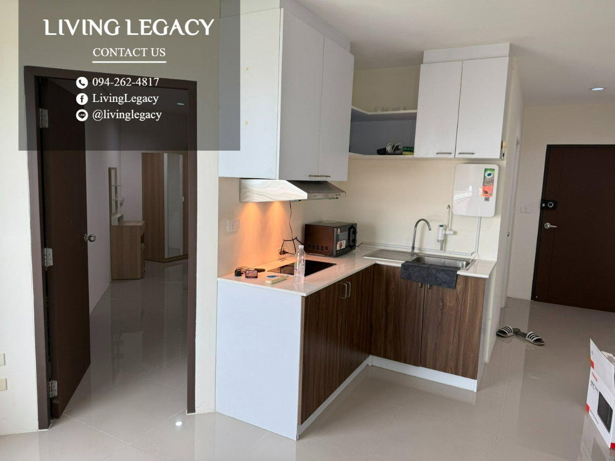 รูป THU661 เช่าด่วน คอนโด Asakan Place Srinakarindra 43 ตร.ม. | ชั้น 31 | 1 ห้องนอน | 1 ห้องน้ำ 12,000 บาท/เดือน line id : @livinglegacy - รูปที่ 3/10