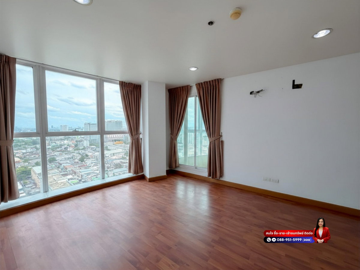 รูป Bangkok Horizon Ramkhamhaeng คอนโดแบงค์คอก ฮอไรซอน รามคำแหง วิวพาโนรามา ห้องนอนเห็นวิวทุกห้อง 94.9 ตร.ม. คล้ายอยู่ Penthouse  - รูปที่ 15/35