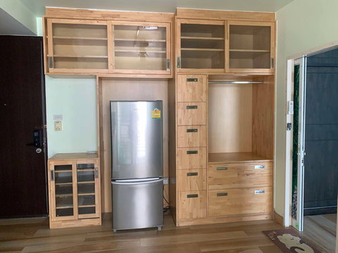 ❣️Ratchada 19🌈Condo for rent next to MRT Ratchada, only 250 meters, 3 minutes walk, 1 bedroom, 40 square meters🥳 Washing machine, TV, refrigerat