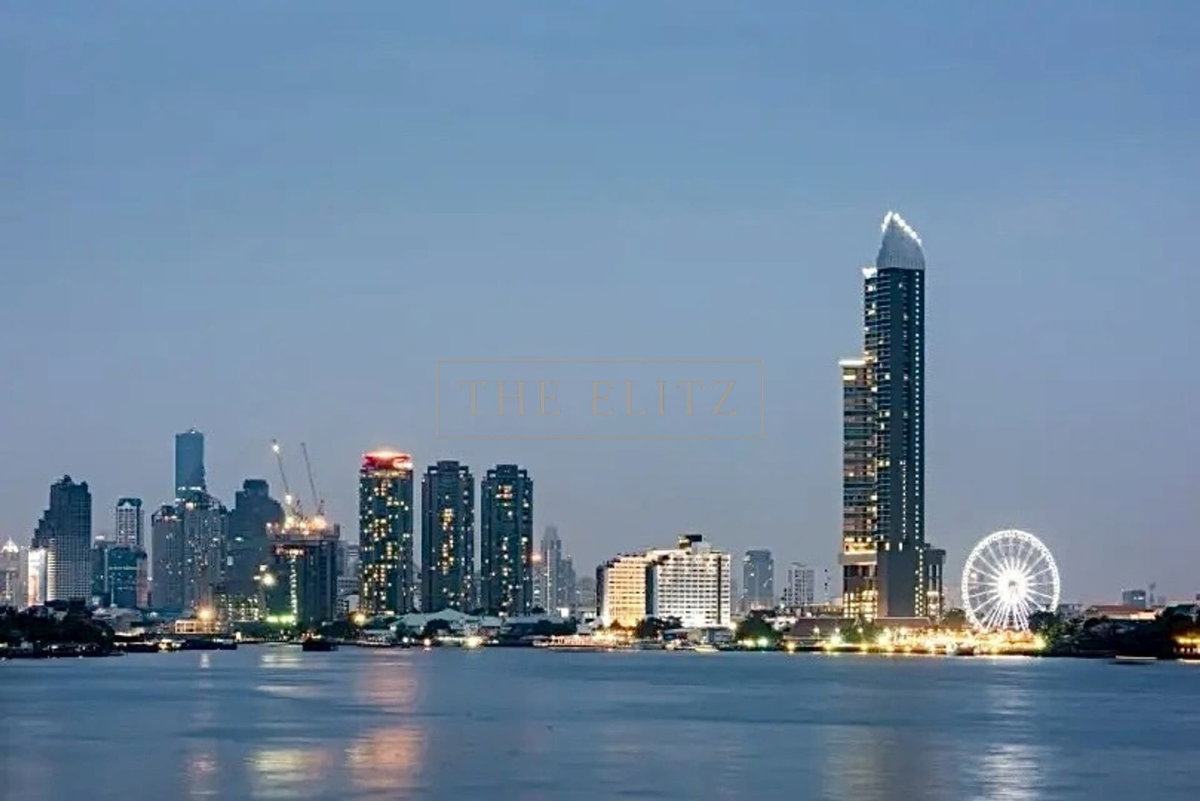 รูป ✨ Heavenly Riverfront Corner Residence – Majestic High-Floor Vistas Over the Chao Phraya Skyline ✨ - รูปที่ 12/14