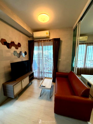 คอนโดให้เช่า : PM038163 ✨Flash Deal ✨ Chapter One Eco Ratchada Huaikwang (1Bed 1Bath 30 SQM.) พร้อมอยู่ ! เพียง 15,000 บาทต่อเดือน Tel.0981315848 @propmatch
