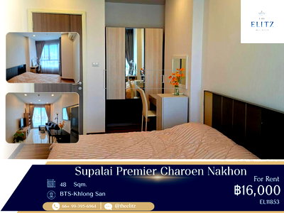 คอนโดให้เช่า : ✨ Luxury High-Rise Steps from ICONSIAM with Direct Golden Line MRT Access ✨