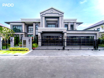 บ้านเดี่ยว เขตราษฎร์บูรณะ : ขายบ้านหรู (หลังตัวอย่าง) Grand Bangkok Boulevard สุขสวัสดิ์ - พระราม 3 , 5 นอน 6 น้ำ , 5 ที่จอดรถ พร้อมสระว่ายน้ำ และ โรงจอดรถซุปเปอร์คาร์