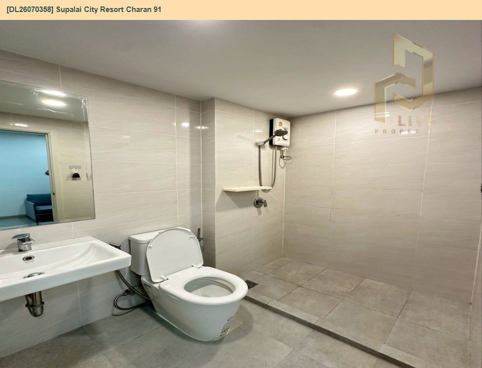 รูป DL26070358 ให้เช่าคอนโด ศุภาลัย ซิตี้ รีสอร์ท จรัญ 91 (Supalai City Resort Charan 91) ใกล้ MRT บางอ้อ พร้อมเข้าอยู่ โทรด่วน 0653619502 LineID @952jdxxk - รูปที่ 7/7