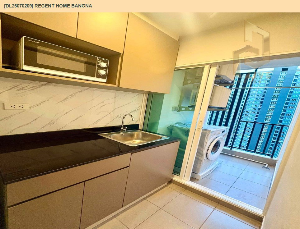 รูป DL26070209 ให้เช่าคอนโด รีเจ้นท์ โฮม บางนา (Regent home bangna) ใกล้ BTS บางนา พร้อมเข้าอยู่ โทรด่วน 0638692663 LineID @952jdxxk - รูปที่ 4/6