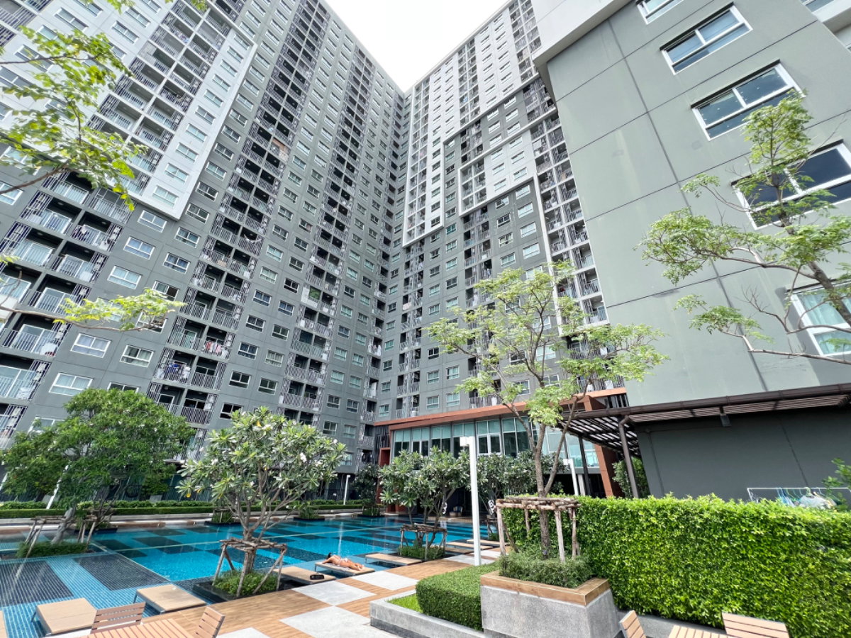 รูป ขายถูกสุดในโครงการ The Trust @ BTS เอราวัณ ห้องสภาพดี แต่งสวยครบ 28.63 ตร.ม. ชั้น 3  โครงการติดถนนใหญ่ และ BTS  - รูปที่ 17/23