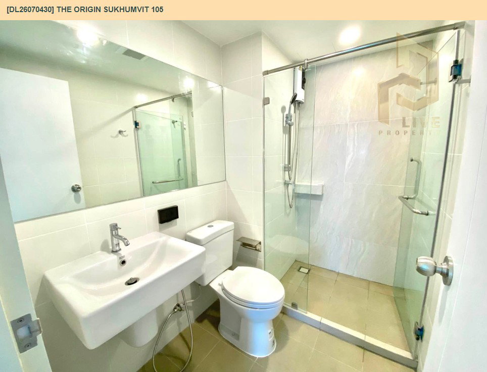 รูป DL26070430 ให้เช่าคอนโด ดิ ออริจิ้น สุขุมวิท 105 (The Origin Sukhumvit 105) ใกล้ BTS แบริ่ง พร้อมเข้าอยู่ โทรด่วน 0653619502 LineID @952jdxxk - รูปที่ 10/14