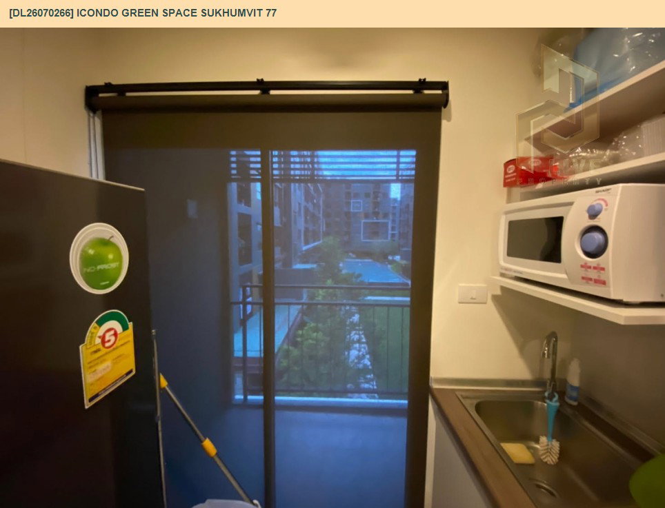 รูป DL26070266 ให้เช่าคอนโด ไอคอนโด กรีนสเปซ สุขุมวิท 77 (iCondo Green Space Sukhumvit 77) ใกล้ ARL ลาดกระบัง พร้อมเข้าอยู่ โทรด่วน 0614453194 LineID @952jdxxk - รูปที่ 12/13