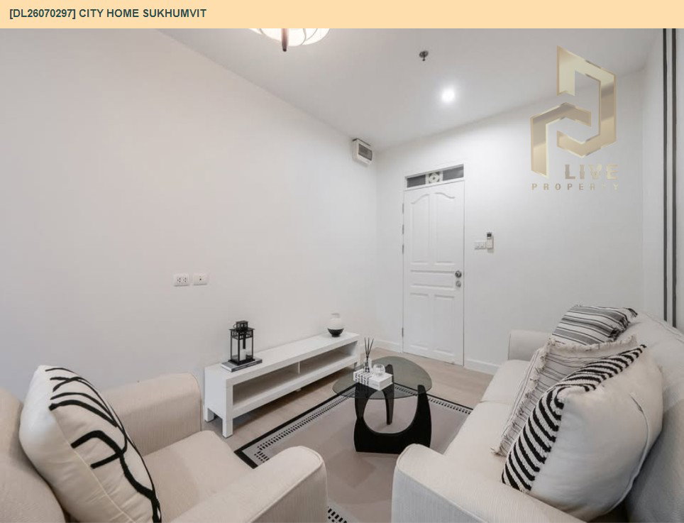 รูป DL26070297 ขายคอนโด ซิตี้ โฮม สุขุมวิท  (City Home Sukhumvit) ใกล้ BTS อุดมสุข พร้อมเข้าอยู่ โทรด่วน 0638692663 LineID @952jdxxk - รูปที่ 9/14