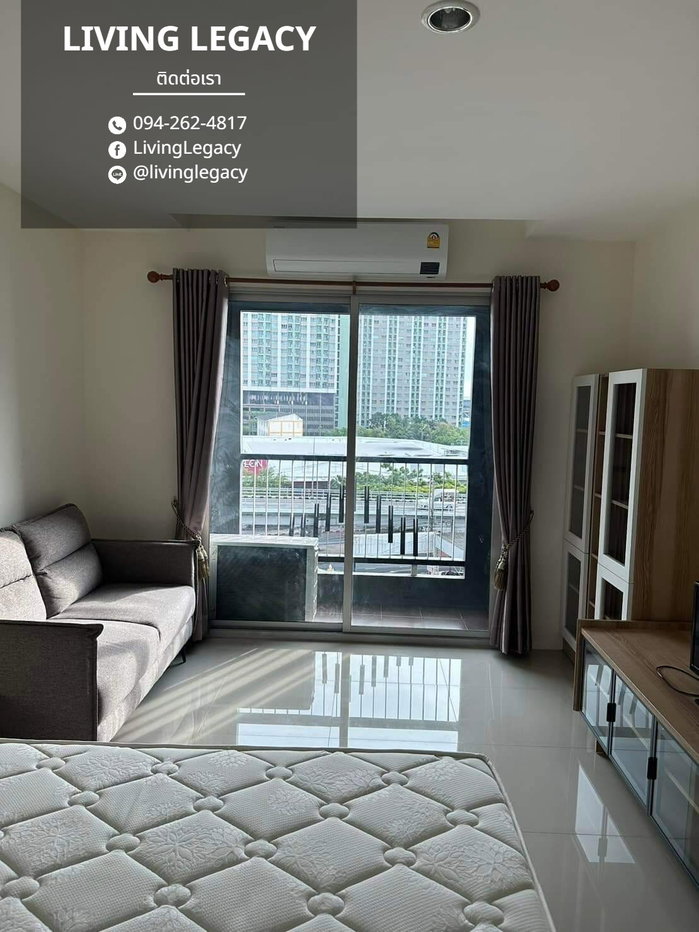 รูป SGPXII เช่าด่วน คอนโด Asakan Place Srinakarindra 30 ตร.ม. | ชั้น 6 | 1 นอน 1 น้ำ | 9,000 บาท/เดือน | LINE: @livinglegacy - รูปที่ 3/10