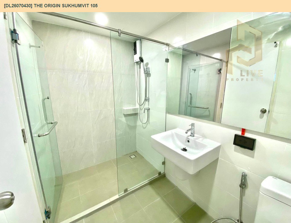 รูป DL26070430 ให้เช่าคอนโด ดิ ออริจิ้น สุขุมวิท 105 (The Origin Sukhumvit 105) ใกล้ BTS แบริ่ง พร้อมเข้าอยู่ โทรด่วน 0653619502 LineID @952jdxxk - รูปที่ 9/14