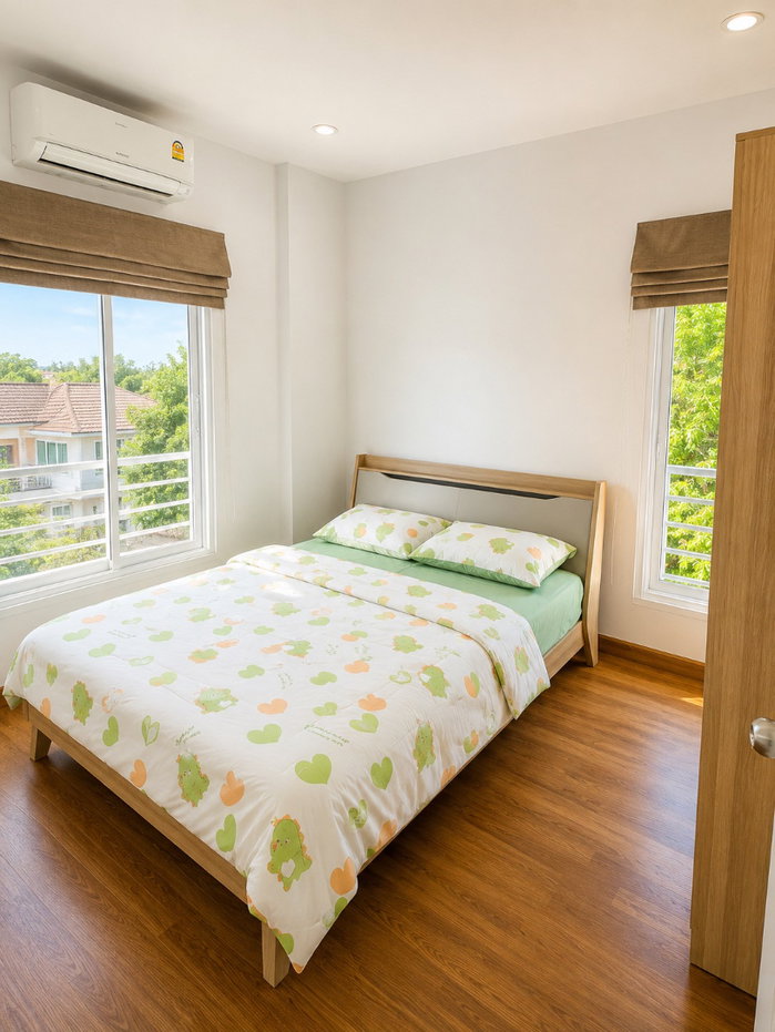 รูป 🏡 บ้านเดี่ยวหลังใหญ่สุดในโครงการ! หลังมุม พร้อมสระว่ายน้ำ + สไลเดอร์+ สระว่ายน้ำส่วนตัว หมู่บ้านอารียาโคโม่ ลาดกระบัง (ใกล้สนามบินสุวรรณภูมิ) - รูปที่ 8/21