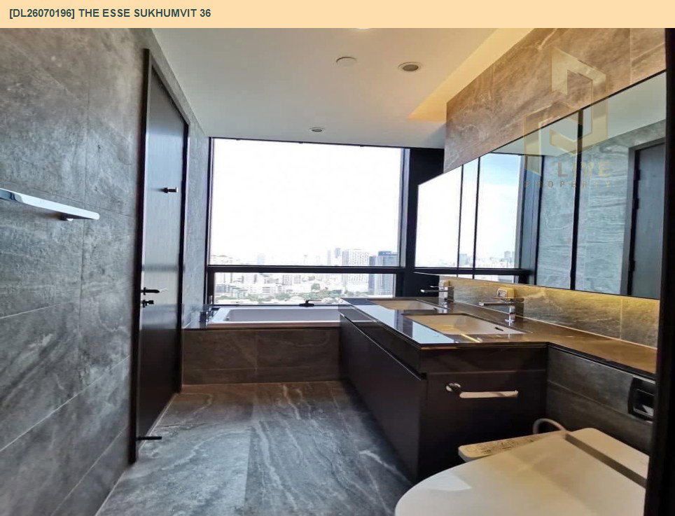 รูป DL26070196 ให้เช่าคอนโด ดิ เอส สุขุมวิท 36 (THE ESSE Sukhumvit 36) ใกล้ BTS ทองหล่อ พร้อมเข้าอยู่ โทรด่วน 0614453194 LineID @952jdxxk - รูปที่ 6/7