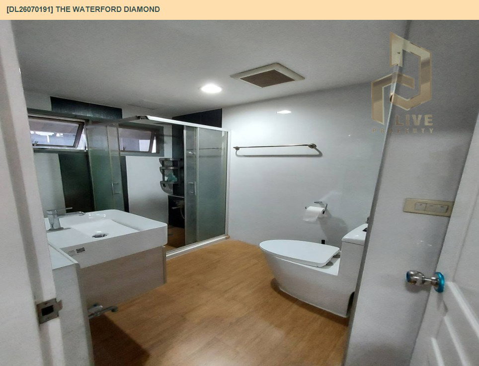 รูป DL26070191 ให้เช่าคอนโด เดอะ วอเตอร์ ฟอร์ด ไดมอนด์ (The Waterford Diamond ) ใกล้ BTS พร้อมพงษ์ พร้อมเข้าอยู่ โทรด่วน 0653619502 LineID @952jdxxk - รูปที่ 8/9