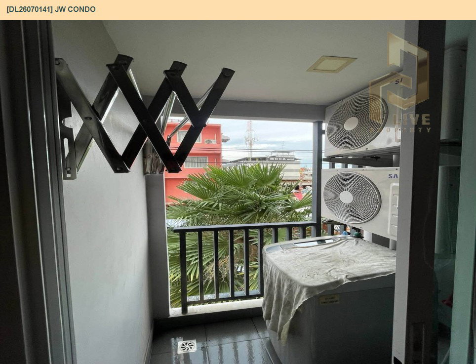 รูป DL26070141 ให้เช่าคอนโด เจ ดับบลิว คอนโด (JW Condo ) ใกล้ สายสีแดงเข้ม พร้อมเข้าอยู่ โทรด่วน 0638692663 LineID @952jdxxk - รูปที่ 9/9