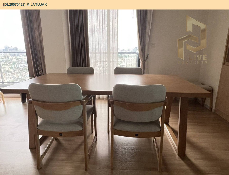 รูป DL26070432 ให้เช่าคอนโด เอ็ม จตุจักร (M Jatujak) ใกล้ BTS สวนจตุจักร พร้อมเข้าอยู่ โทรด่วน 0653619502 LineID @952jdxxk - รูปที่ 5/13
