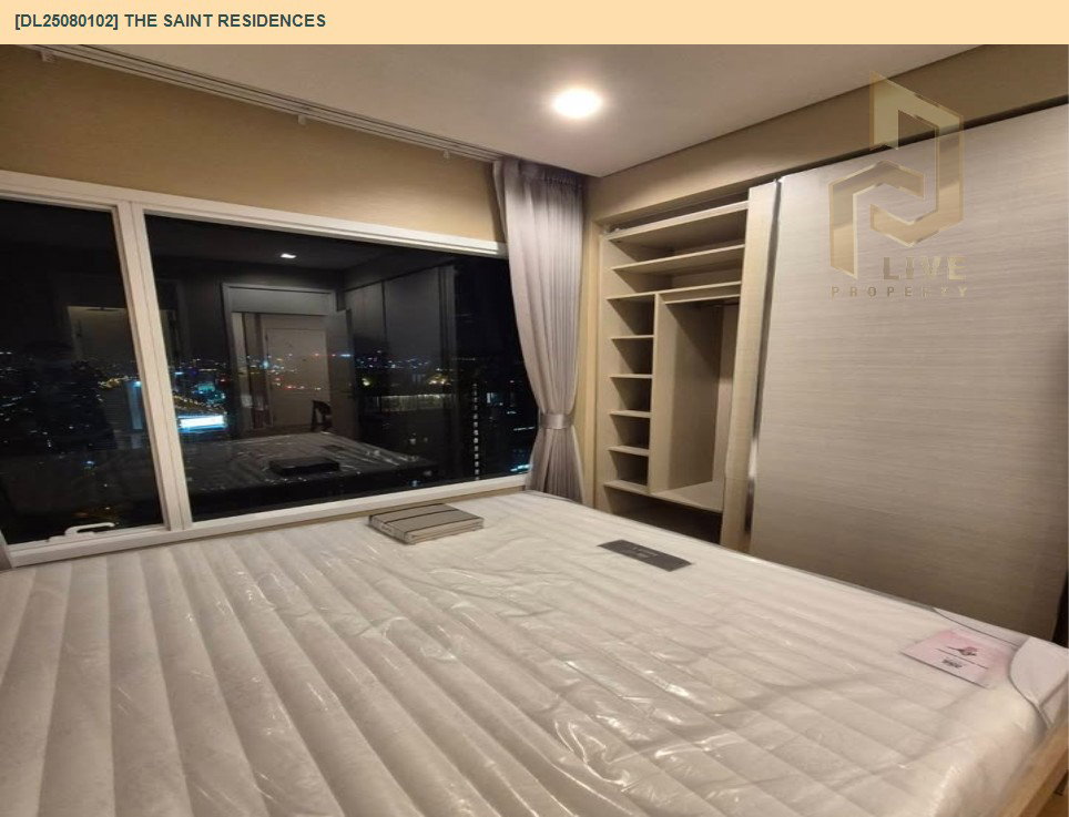 รูป DL25080102 ให้เช่าคอนโด เดอะ เซนต์ เรสซิเดนซ์ (The Saint Residences) ใกล้ MRT พหลโยธิน พร้อมเข้าอยู่ โทรด่วน 0653619502 LineID @952jdxxk - รูปที่ 6/9