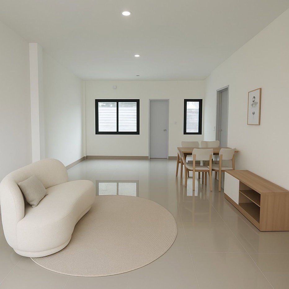 รูป 🏡 แคนวาส รังสิต–คลอง 7 | บ้านใหม่มือหนึ่ง พร้อมเข้าอยู่! ✨ ฟีลเหมือนซื้อบ้านใหม่ แต่จ่ายแค่ค่าเช่า! 🔥เช่า 13,000 บาท/เดือน มี 3 ห้องนอน 3 ห้องน้ำ - รูปที่ 3/16