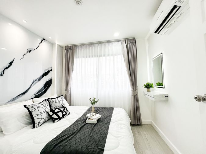Condo near Bodindecha-Ramkhamhaeng School, ready to move in, at "Lumpini Condo Town Bodindecha-Ramkhamhaeng".