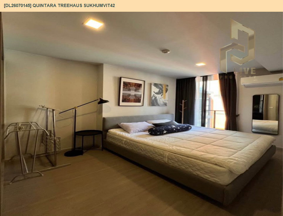 รูป DL26070145 ให้เช่าคอนโด ควินทารา ทรีเฮาส์ สุขุมวิท 42 (Quintara Treehaus Sukhumvit 42) ใกล้ BTS เอกมัย พร้อมเข้าอยู่ โทรด่วน 0614453194 LineID @952jdxxk - รูปที่ 2/5