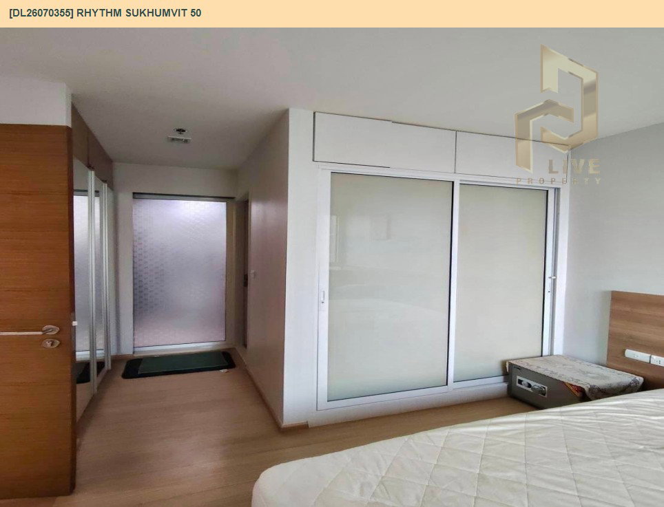 รูป DL26070355 ให้เช่าคอนโด ริทึ่ม สุขุมวิท 50 (Rhythm Sukhumvit 50) ใกล้ BTS อ่อนนุช พร้อมเข้าอยู่ โทรด่วน 0638692663 LineID @952jdxxk - รูปที่ 4/8