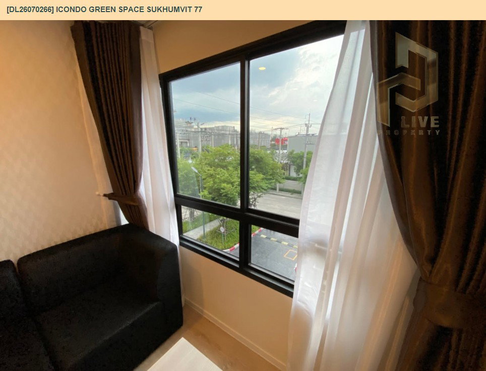 รูป DL26070266 ให้เช่าคอนโด ไอคอนโด กรีนสเปซ สุขุมวิท 77 (iCondo Green Space Sukhumvit 77) ใกล้ ARL ลาดกระบัง พร้อมเข้าอยู่ โทรด่วน 0614453194 LineID @952jdxxk - รูปที่ 13/13