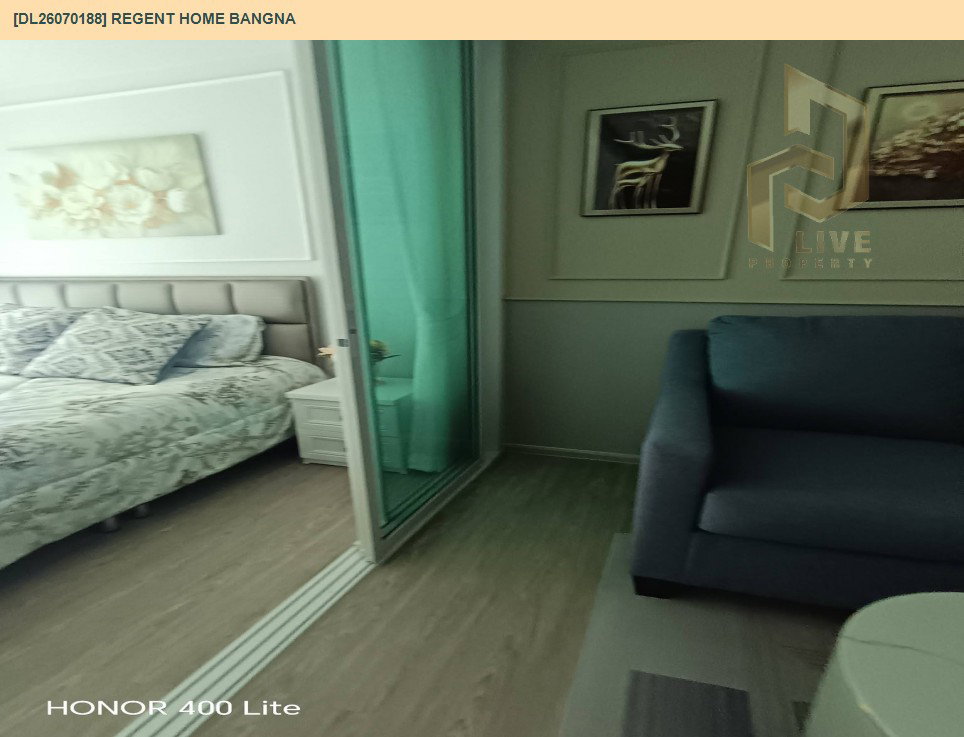 รูป DL26070188 ให้เช่าคอนโด รีเจ้นท์ โฮม บางนา (Regent home bangna) ใกล้ BTS บางนา พร้อมเข้าอยู่ โทรด่วน 0653619502 LineID @952jdxxk - รูปที่ 7/8