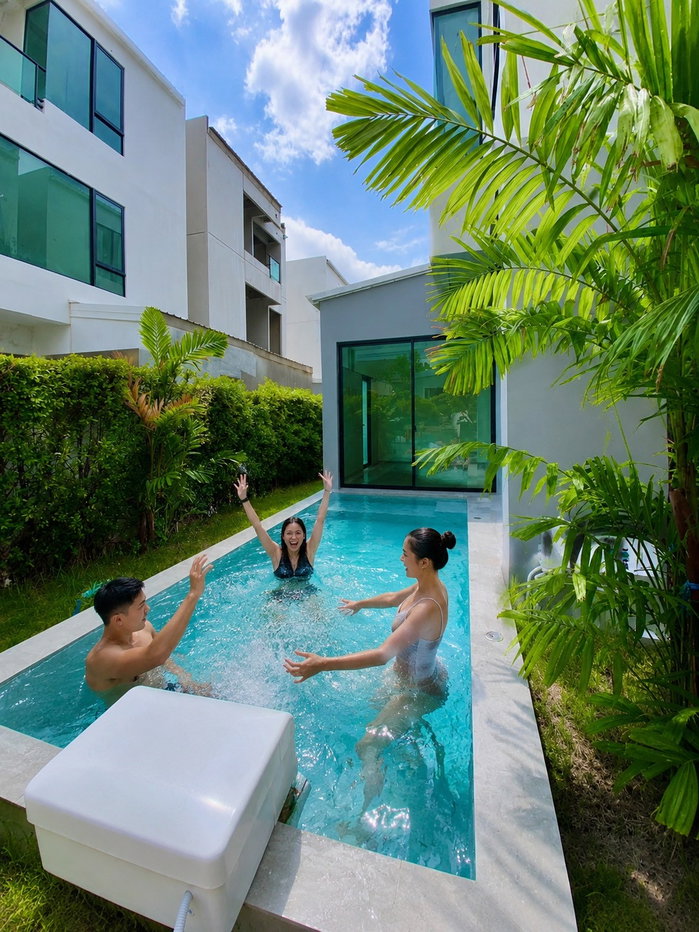 รูป 🏡✨ ให้เช่า The Forest Prime Pool Villa พูลวิลล่าสุดหรู ใกล้สนามบินสุวรรณภูมิ 🔥ค่าเช่าเพียง 65,000 บาท/เดือน - รูปที่ 2/20