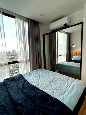 Condos for rent : 🎉 For Rent Condo THE CLEV RIVERLINE CHAOPHRAYA - WONGSAWANG Building 1, Floor 25,1 bed room, Room size 25.00 sqm