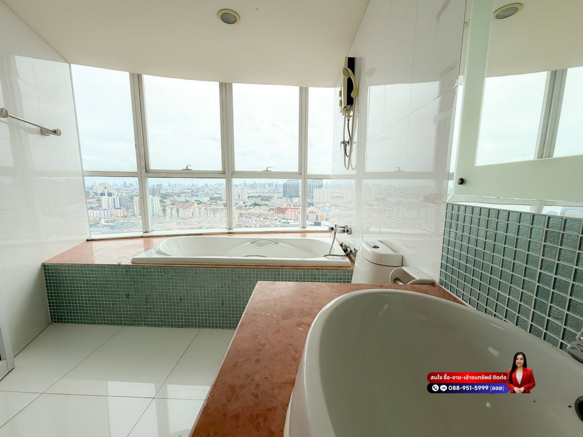 รูป Bangkok Horizon Ramkhamhaeng คอนโดแบงค์คอก ฮอไรซอน รามคำแหง วิวพาโนรามา ห้องนอนเห็นวิวทุกห้อง 94.9 ตร.ม. คล้ายอยู่ Penthouse  - รูปที่ 24/35