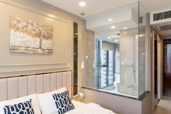 รูป ให้เช่าด่วน One 9 Five Asoke - Rama 9 (วันไนน์ไฟว์ อโศก - พระราม 9) ราคา 65,000 บาท ขนาด 70 ตร.ม. ชั้น 19 วิวเมือง ห้องมุม - รูปที่ 11/13