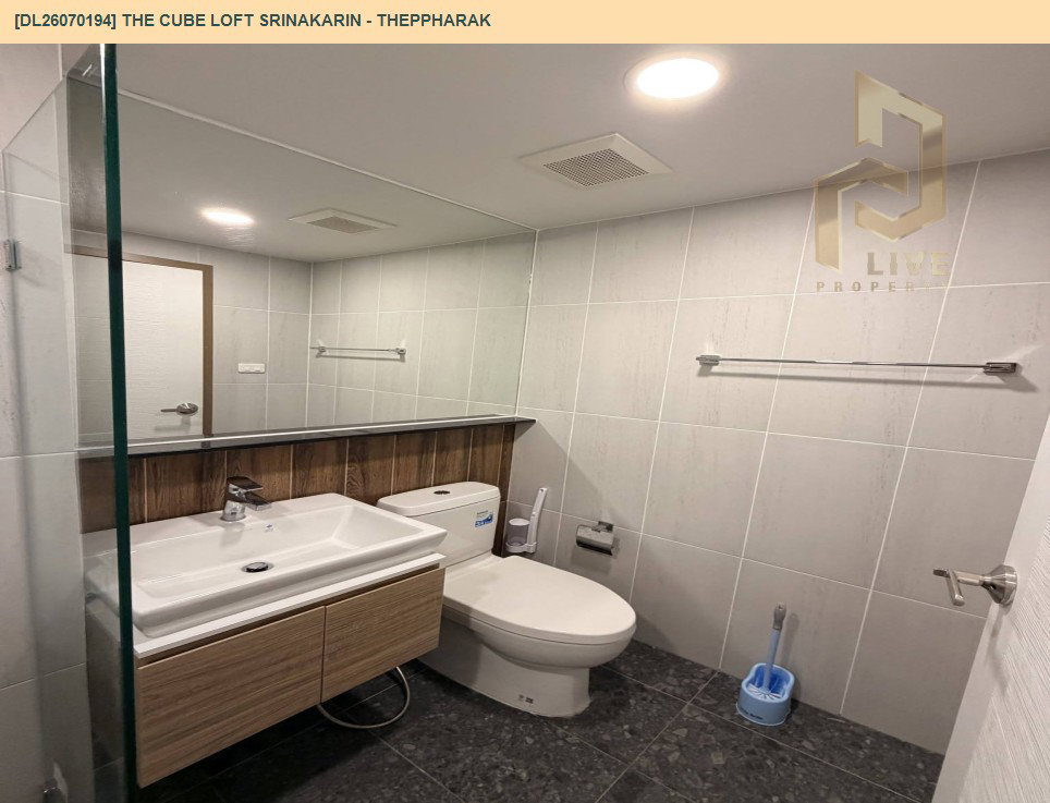 รูป DL26070194 ให้เช่าคอนโด เดอะคิวบ์ ลอฟท์ ศรีนครินทร์ - เทพารักษ์ (THE CUBE LOFT Srinakarin - Theppharak) ใกล้ สายสีเหลือง พร้อมเข้าอยู่ โทรด่วน 0653619502 LineID @952jdxxk - รูปที่ 8/11