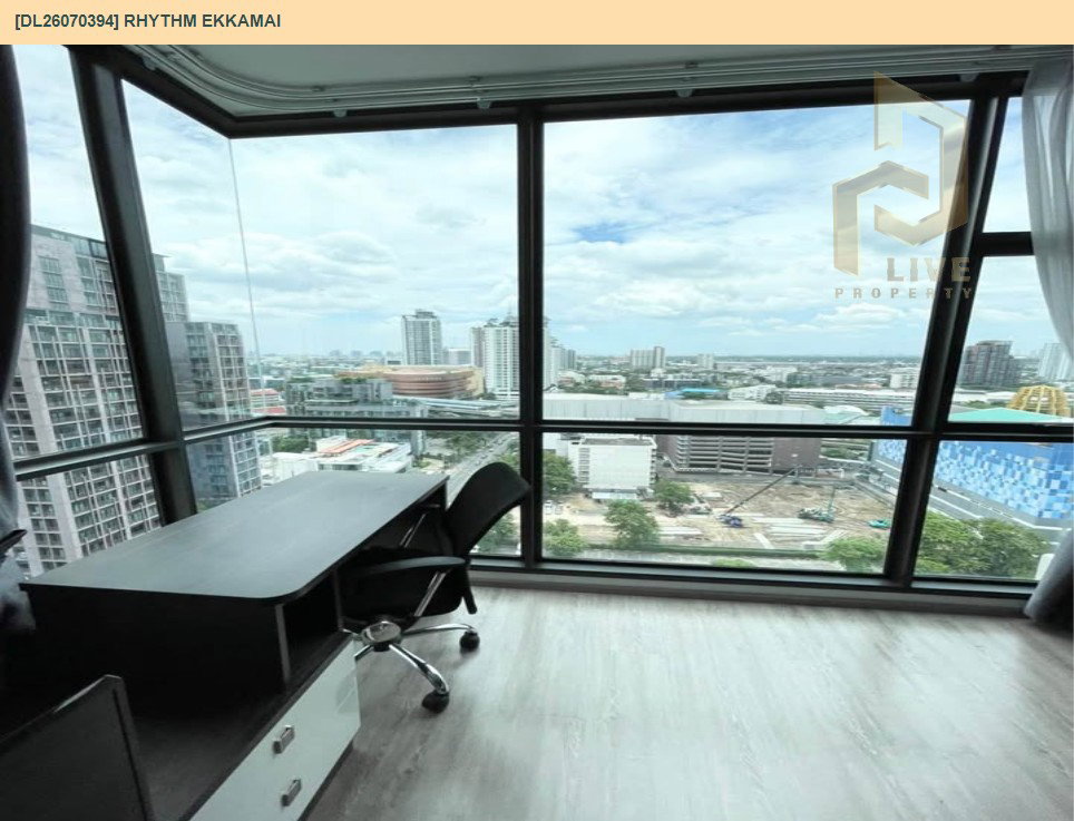รูป DL26070394 ให้เช่าคอนโด ริทึ่ม เอกมัย (Rhythm Ekkamai) ใกล้ BTS เอกมัย พร้อมเข้าอยู่ โทรด่วน 0614453194 LineID @952jdxxk - รูปที่ 10/10