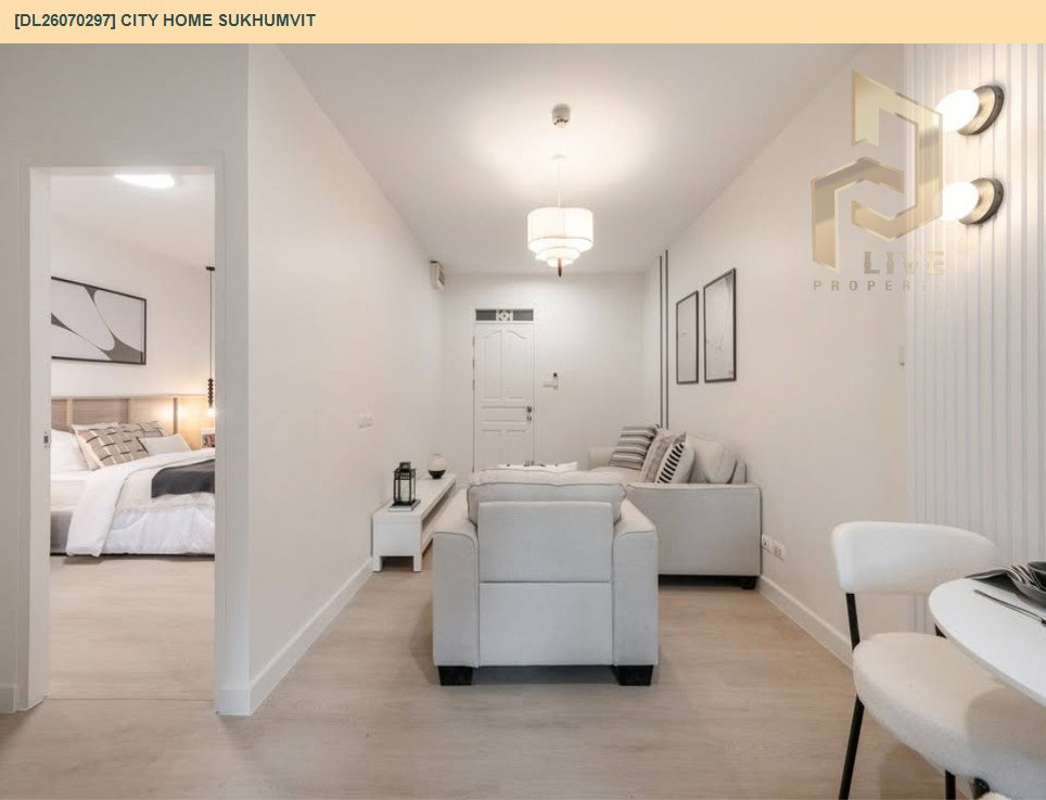 รูป DL26070297 ขายคอนโด ซิตี้ โฮม สุขุมวิท  (City Home Sukhumvit) ใกล้ BTS อุดมสุข พร้อมเข้าอยู่ โทรด่วน 0638692663 LineID @952jdxxk - รูปที่ 6/14