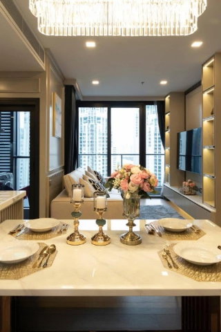 รูป ให้เช่าด่วน One 9 Five Asoke - Rama 9 (วันไนน์ไฟว์ อโศก - พระราม 9) ราคา 65,000 บาท ขนาด 70 ตร.ม. ชั้น 19 วิวเมือง ห้องมุม - รูปที่ 5/13