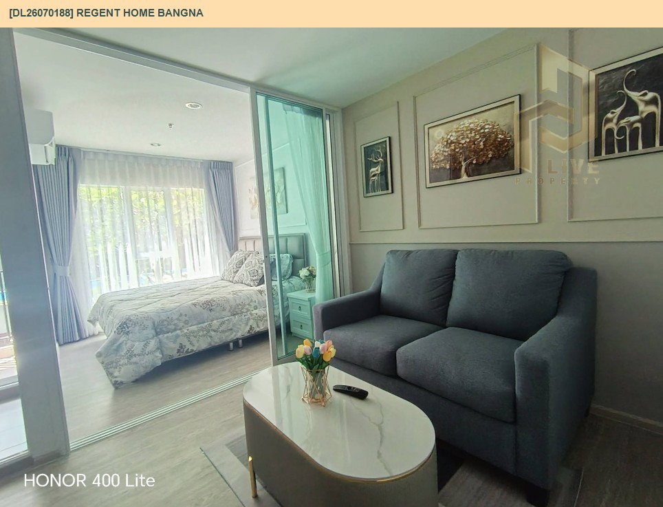 รูป DL26070188 ให้เช่าคอนโด รีเจ้นท์ โฮม บางนา (Regent home bangna) ใกล้ BTS บางนา พร้อมเข้าอยู่ โทรด่วน 0653619502 LineID @952jdxxk - รูปที่ 6/8