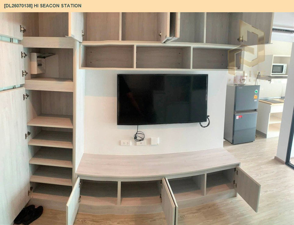 รูป DL26070138 ให้เช่าคอนโด ไฮ ซีคอน สเตชั่น (HI Seacon Station) ใกล้ BTS ปุณณวิธี พร้อมเข้าอยู่ โทรด่วน 0614453194 LineID @952jdxxk - รูปที่ 5/10