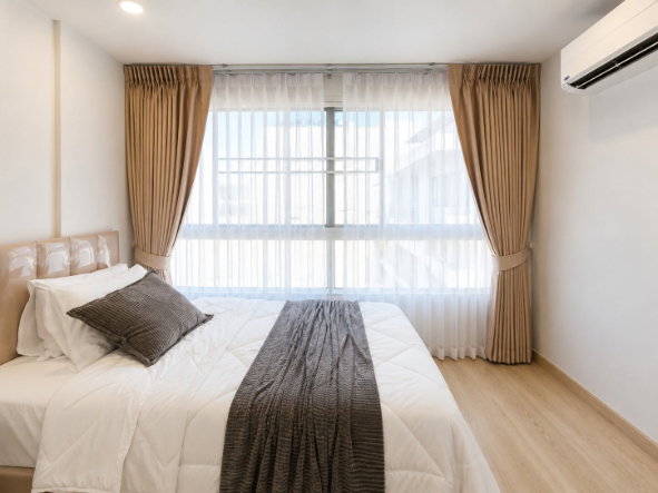 รูป ขายคอนโด 2 นอน Cool House รัชดา 12 ห้องมุม แต่งสวย ใกล้ MRT ห้วยขวาง - รูปที่ 12/15