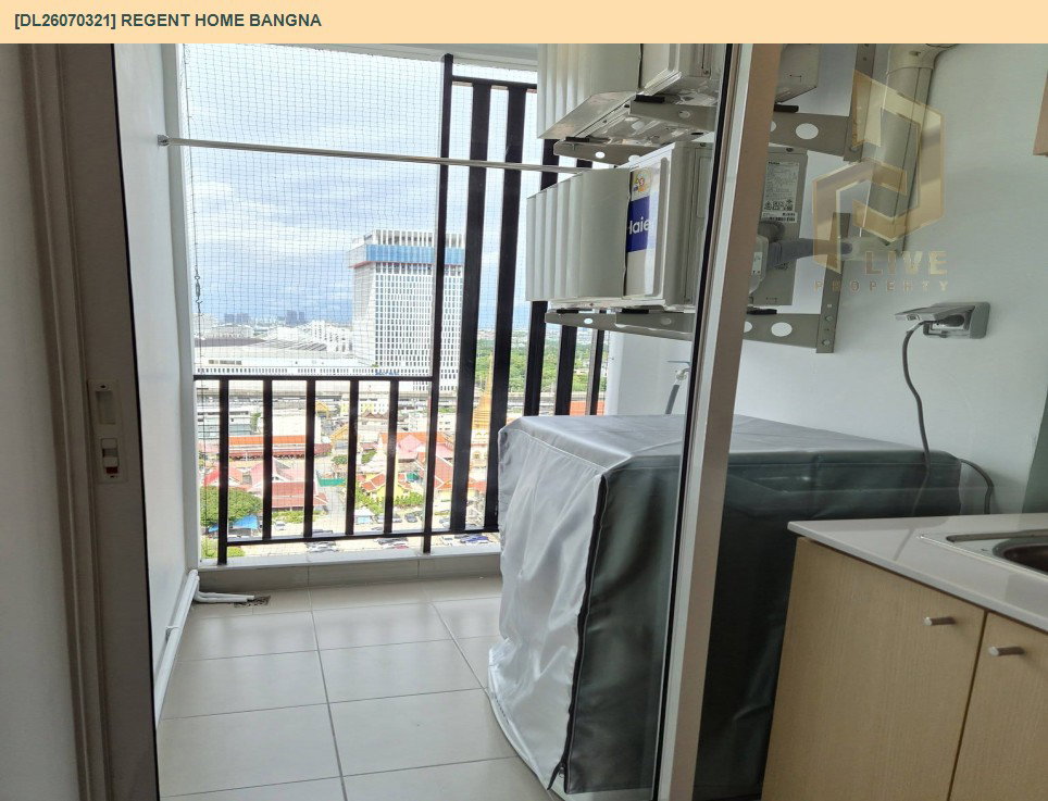 รูป DL26070321 ให้เช่าคอนโด รีเจ้นท์ โฮม บางนา (Regent home bangna) ใกล้ BTS บางนา พร้อมเข้าอยู่ โทรด่วน 0653619502 LineID @952jdxxk - รูปที่ 7/7