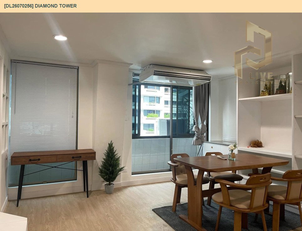 รูป DL26070256 ให้เช่าคอนโด ไดมอนด์ ทาวเวอร์ (Diamond Tower) ใกล้ - พร้อมเข้าอยู่ โทรด่วน 0653619502 LineID @952jdxxk - รูปที่ 5/12