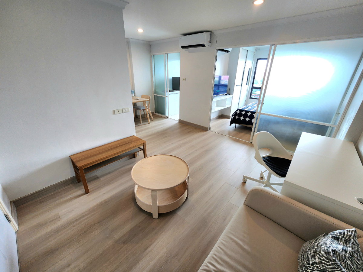 รูป สถานะตามภาพปก**ห้องใหญ่สุด มีรถรับส่งศิริราช ส่งธรรมศาสตร์ และ เทเวศUN **ให้เช่า ลุมพินี สวีท พระราม 8 ห้องสวย วิวสวยด้วย SN086.6 - รูปที่ 2/35
