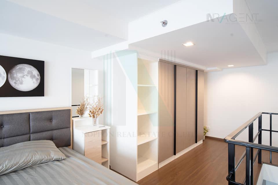 รูป ให้เช่าคอนโด ไอดีโอ พระราม 9-ตัดใหม่ อาคาร 1 ชั้น 22 Duplex 2 ห้องนอน ขนาด 50.00 ตรม ใกล้ ใกล้ Foodland รามคำแหง - รูปที่ 6/8