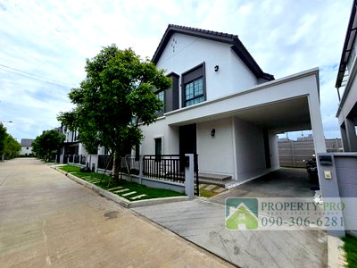 Houses for rent เทสโก้โลตัส บางพลี : House for Rent Centro Bangna, 2-Storey House 4 Bedroom 57 Sqw 235 Sqm Good Condition Fully Furnished Near MegaBangna, Kanchanaphisek : MJ26R-009