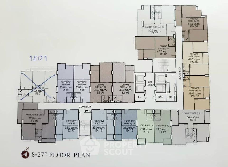 รูป คอนโด 2 ห้องนอน 71 ตร.ม. ชั้น 12 ศุภาลัย ลอฟท์ ประชาธิปก-วงเวียนใหญ่ ใกล้ BTS วงเวียนใหญ่ (ID 2862216) - รูปที่ 7/17