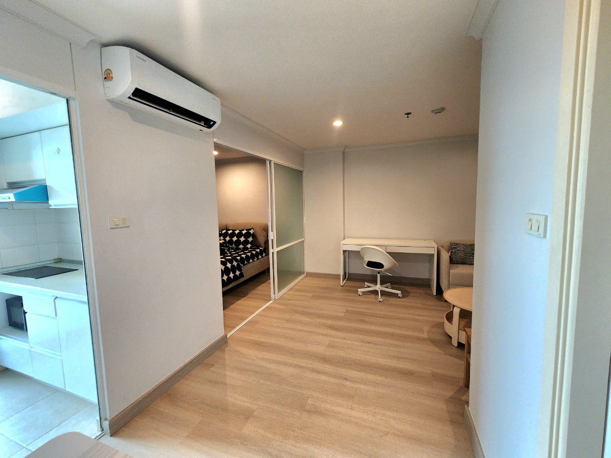 รูป สถานะตามภาพปก**ห้องใหญ่สุด มีรถรับส่งศิริราช ส่งธรรมศาสตร์ และ เทเวศUN **ให้เช่า ลุมพินี สวีท พระราม 8 ห้องสวย วิวสวยด้วย SN086.6 - รูปที่ 33/35