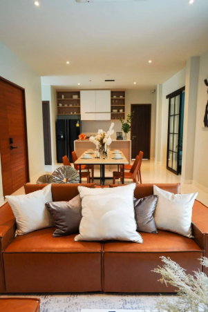 รูป ให้เช่าบ้านพูลวิลล่า Palm Springs Privato Modern Luxury Pool Villa พร้อมเข้าอยู่ บนทำเลศักยภาพหางดง ใกล้กาดฝรั่ง บ้านหรู พร้อมสระว่ายน้ำส่วนตัว RH-19 - รูปที่ 5/30