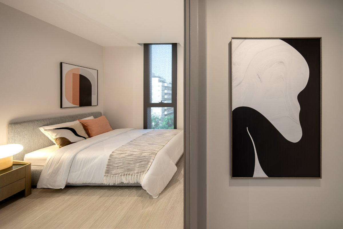 รูป The Room Sukhumvit 38 ราคาตรงโครงการ เฟอร์ครบ ฟรีค่าใช้จ่าย 2 ห้องนอน 79 ตรม. - รูปที่ 7/8