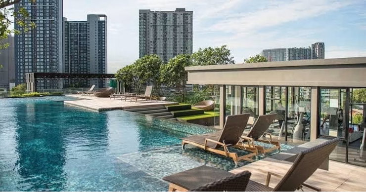 รูป 🔥ว่างพร้อมเข้าอยู่🔥#NOP1332 The Base Park West สุขุมวิท77✅แอดไลน์นัดชมห้อง🌸 - รูปที่ 5/5